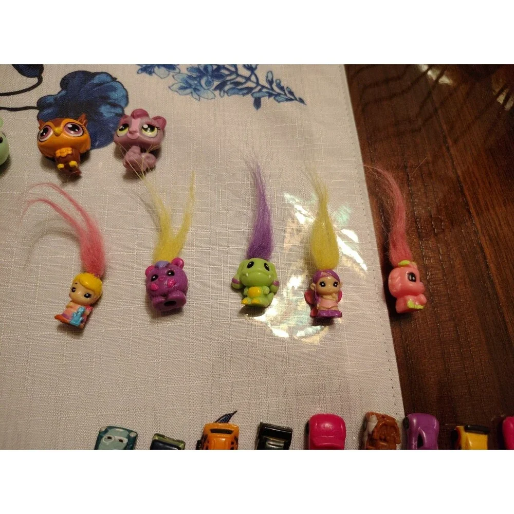 Lot Of Over 70 Mini Assorted Cars Animals Babies People And More